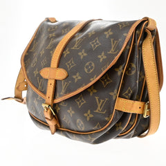 Louis Vuitton Saumur Handbag Monogram Canvas