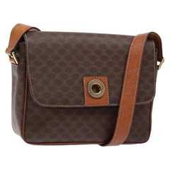 Celine Macadam Shoulder Bag PVC Leather