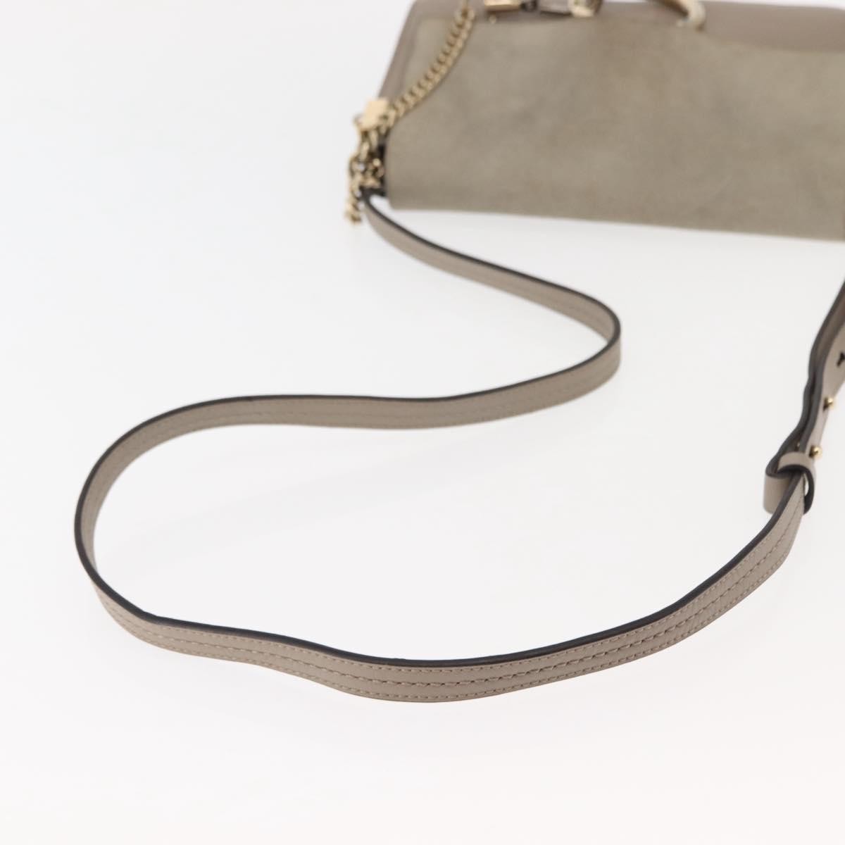 Chloe Faye Shoulder Bag Leather and Suede