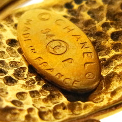 Chanel Vintage CC Hoop Clip-On Earrings Metal