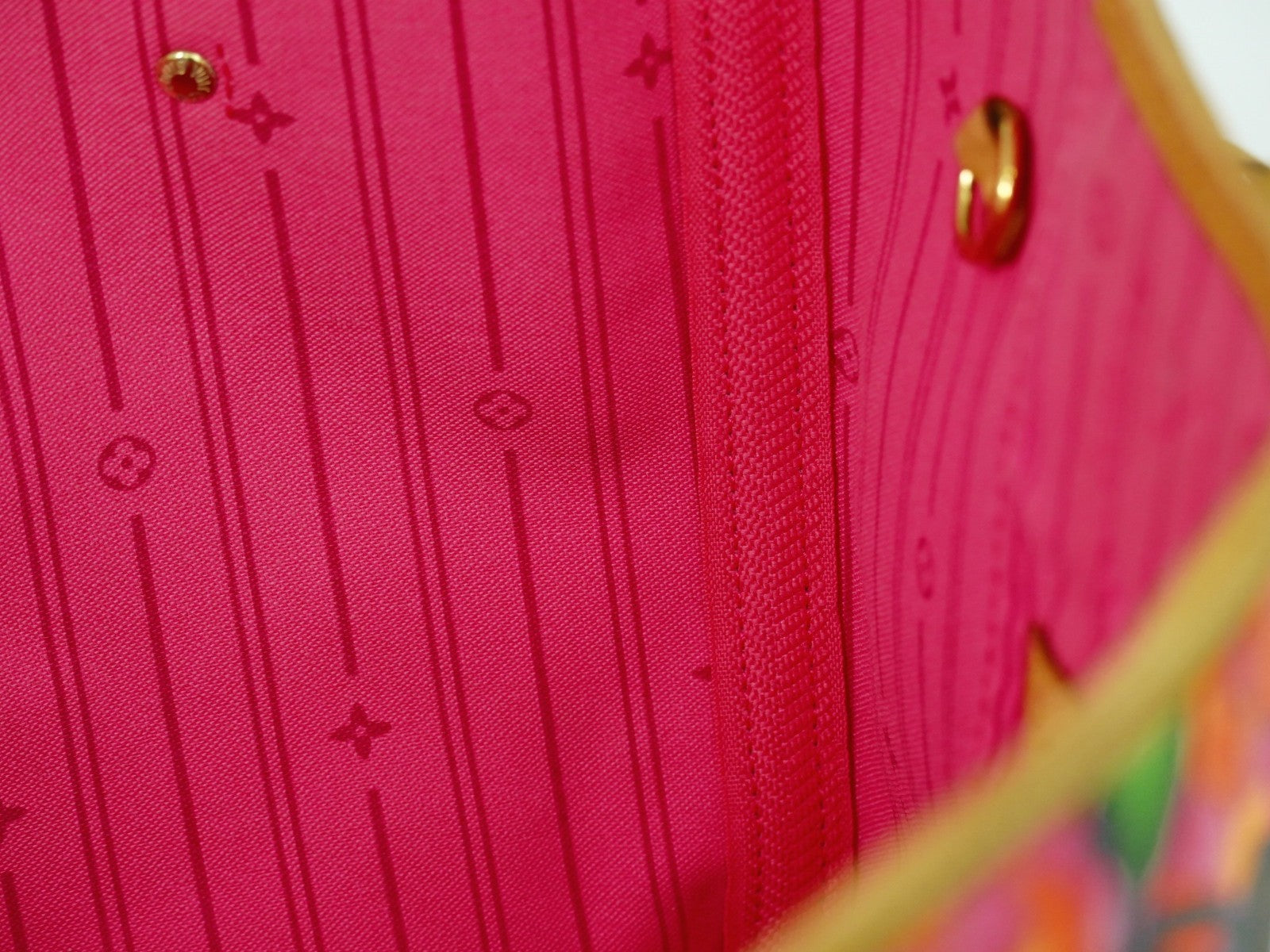 Louis Vuitton Neverfull Tote Limited Edition Monogram Roses