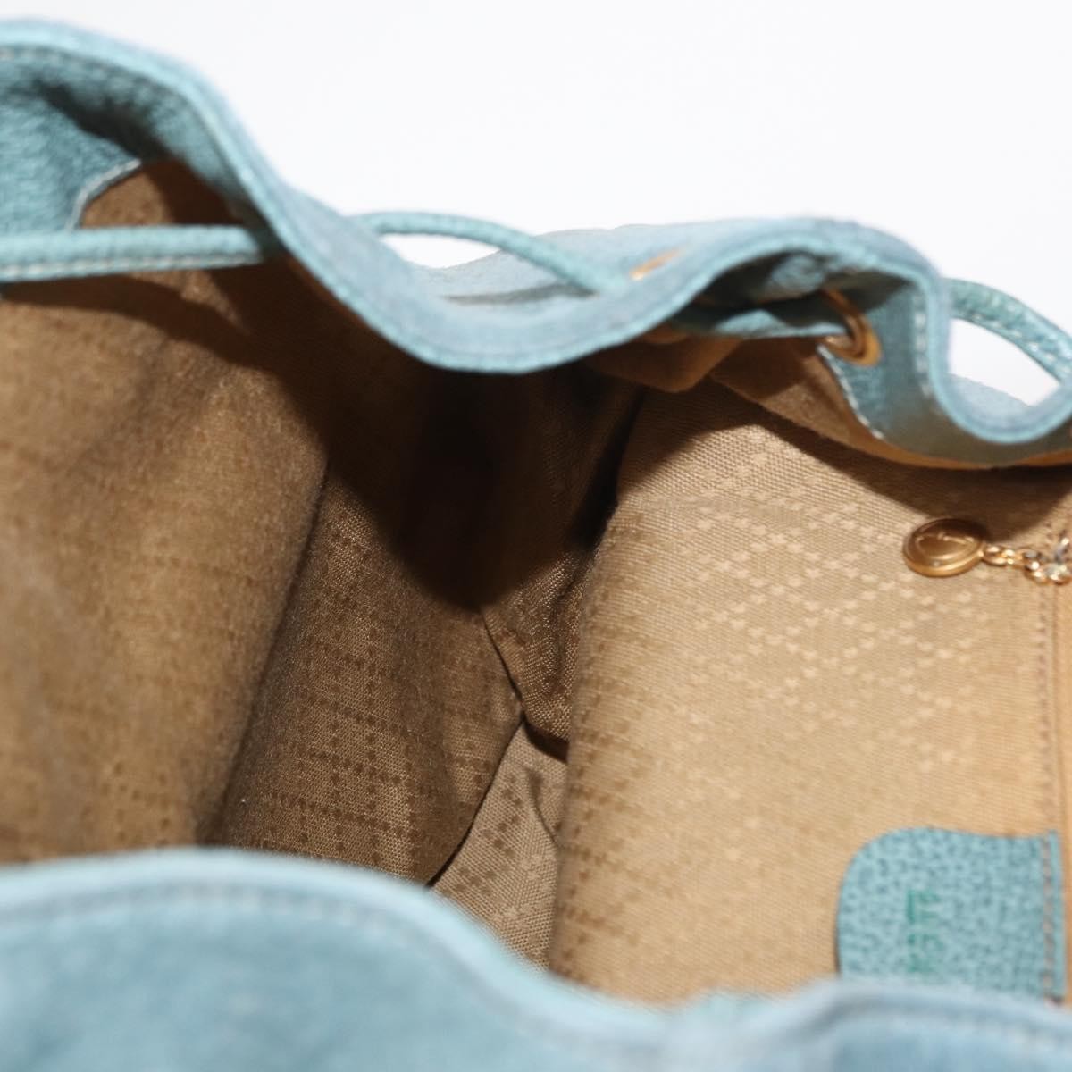 Gucci Vintage Bamboo Backpack Suede