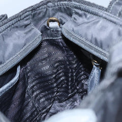 Prada Logo Bow Tote Tessuto