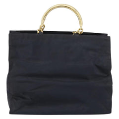 Prada Metal Handles Tote Tessuto