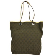 Gucci Vintage Bucket Shopping Tote GG Canvas