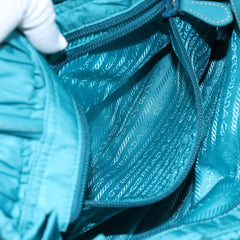 Prada Bow Convertible Tote Tessuto