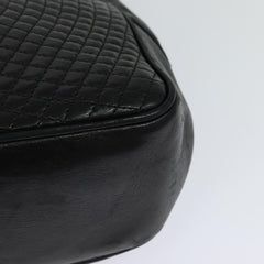 Bally Vintage Chain Shoulder Bag Quilted Leather