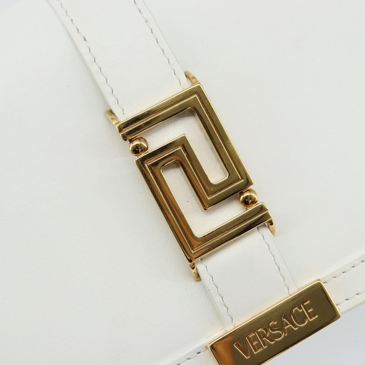 Versace Greca Goddess Wallet on Chain Leather