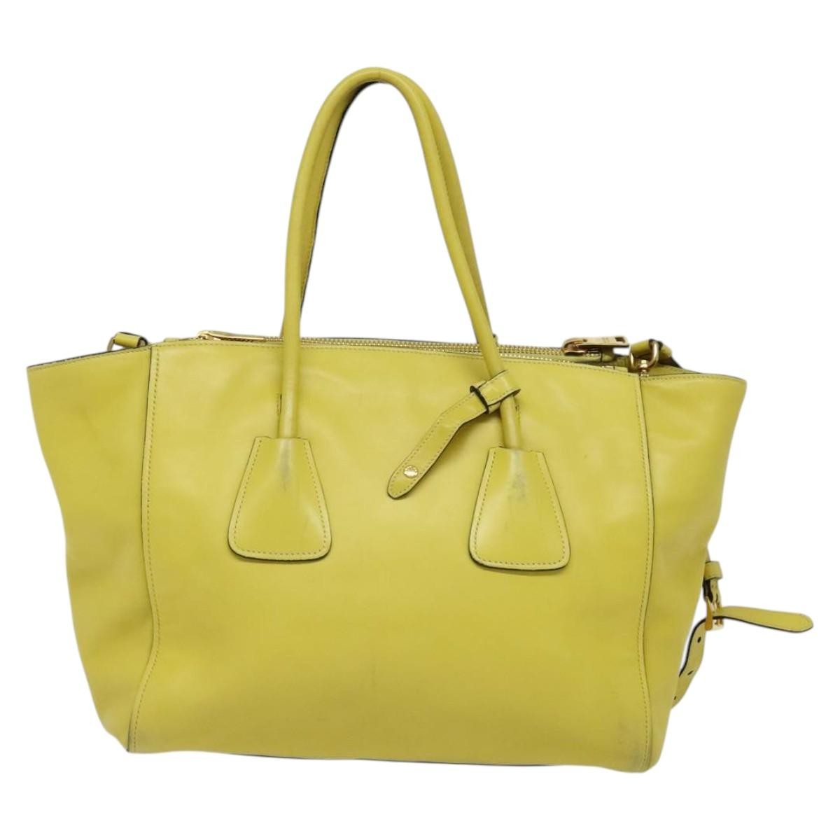 Prada Concept Double Zip Tote Calfskin