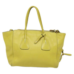 Prada Concept Double Zip Tote Calfskin