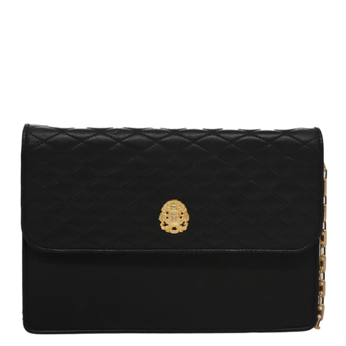 Celine Chain Shoulder Bag Leather