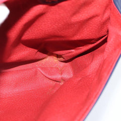 Celine Circle Logo Handbag Leather