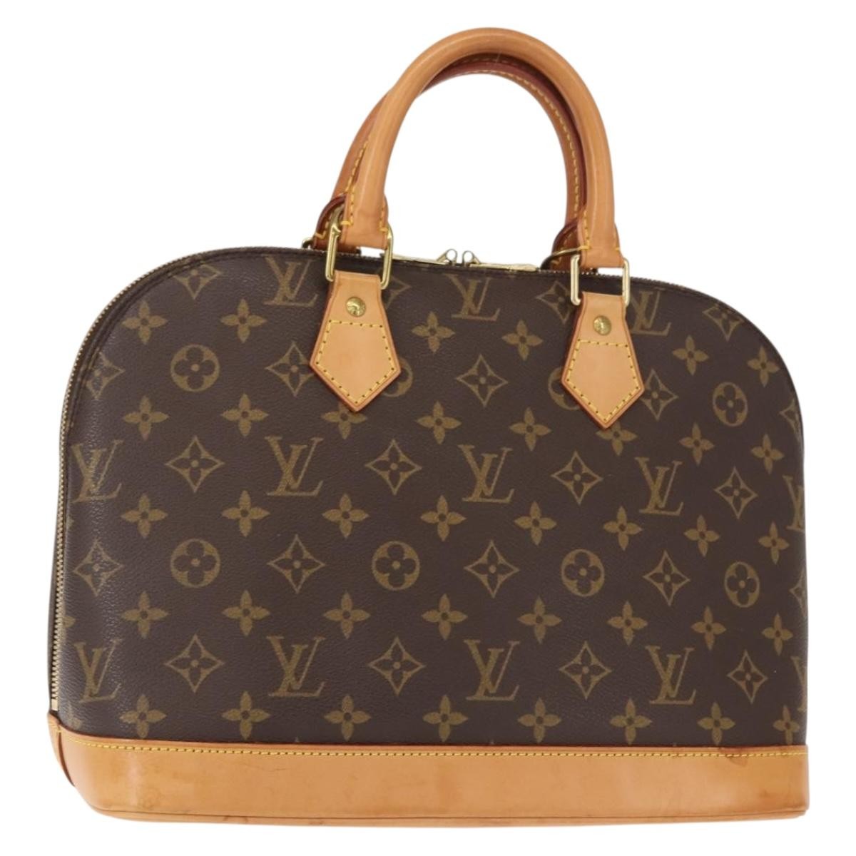 Louis Vuitton Alma Handbag Monogram Canvas