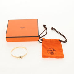 Hermes Kelly Bracelet 18K Yellow Gold and Pave Diamonds