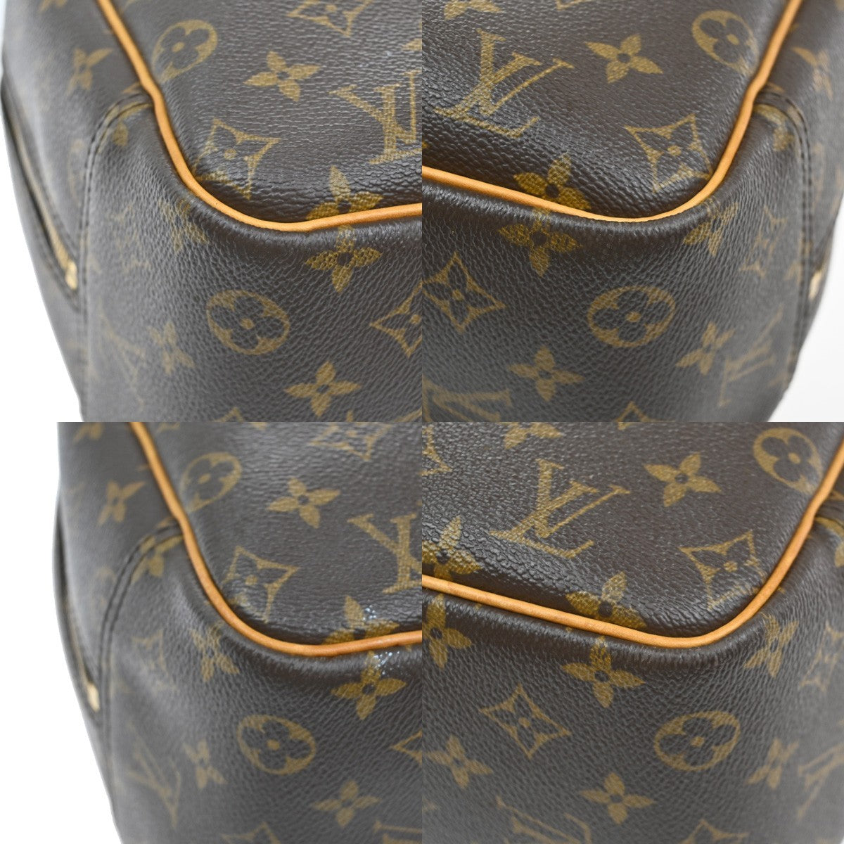 Louis Vuitton Deauville Handbag Monogram Canvas