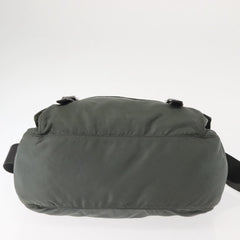 Prada Double Buckle Flap Messenger Bag Tessuto