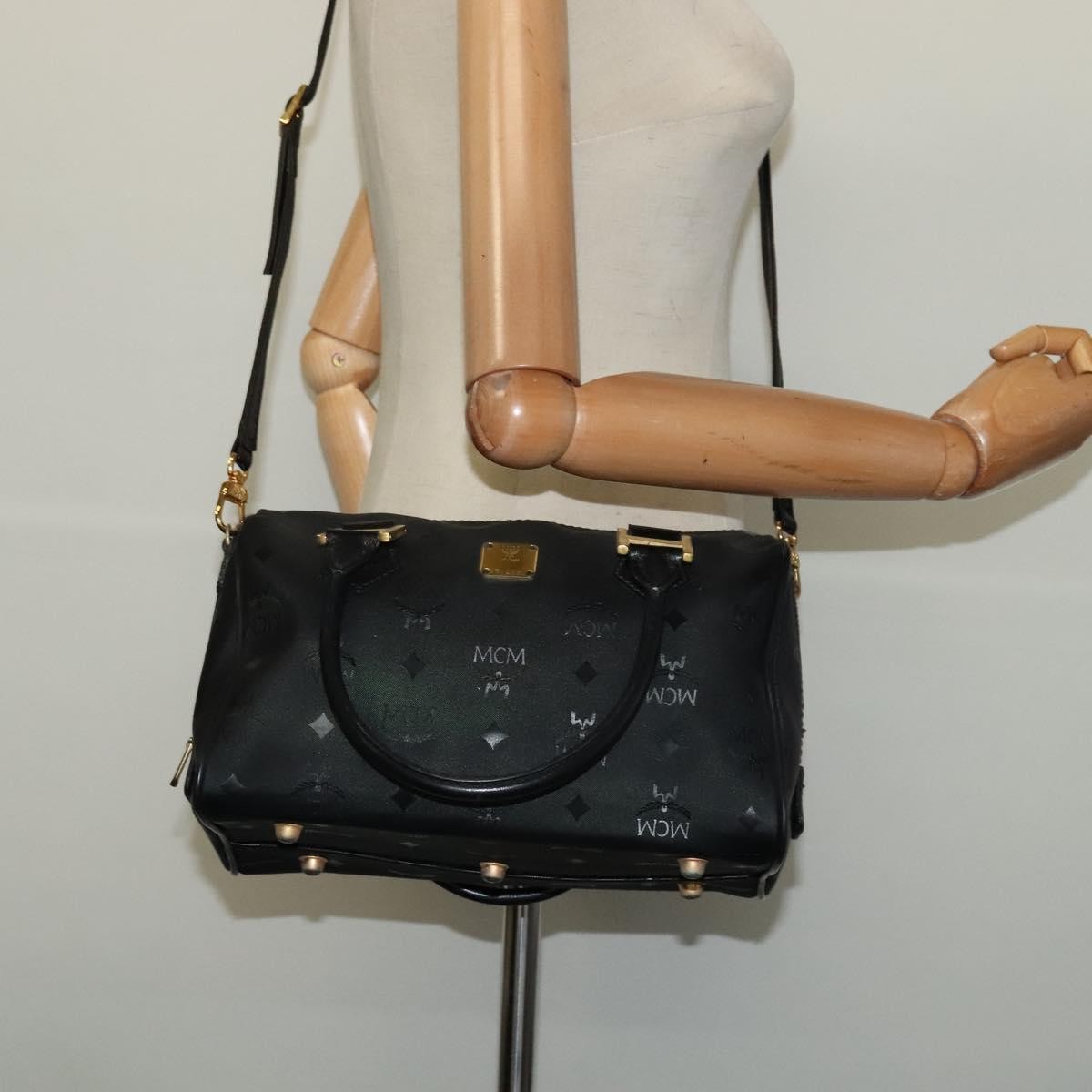 MCM Visetos logogramme Handbag Canvas and Leather