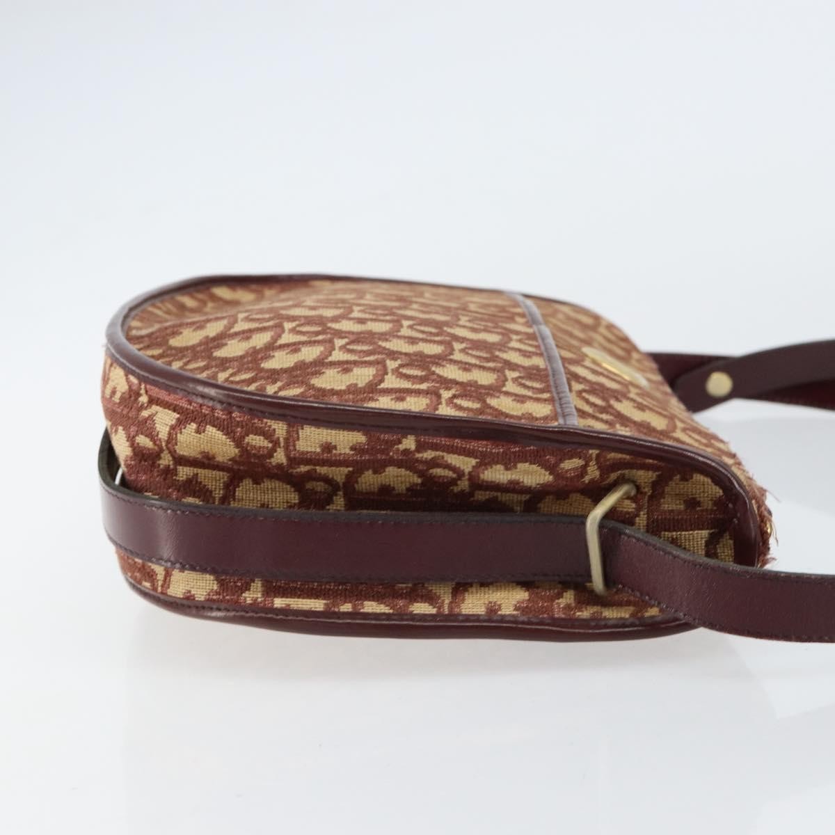 Christian Dior Vintage Trotter Shoulder Bag Canvas