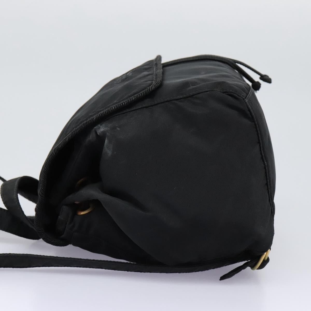 Prada Flap Drawstring Backpack Tessuto
