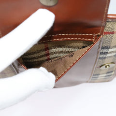 Burberry Nova check Pochette Canvas