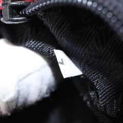 Prada Chain Shoulder Bag Quilted Tessuto