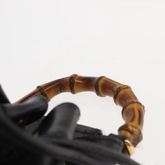 Gucci Vintage Bamboo Sling Backpack Leather