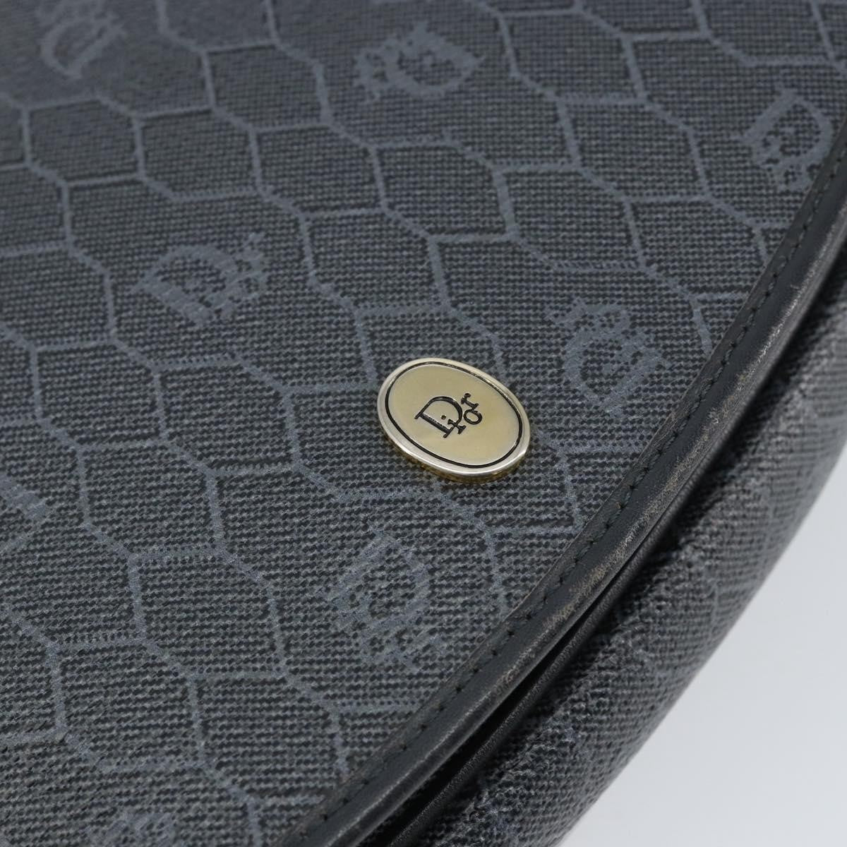 Christian Dior Vintage Honeycomb Shoulder Bag Canvas