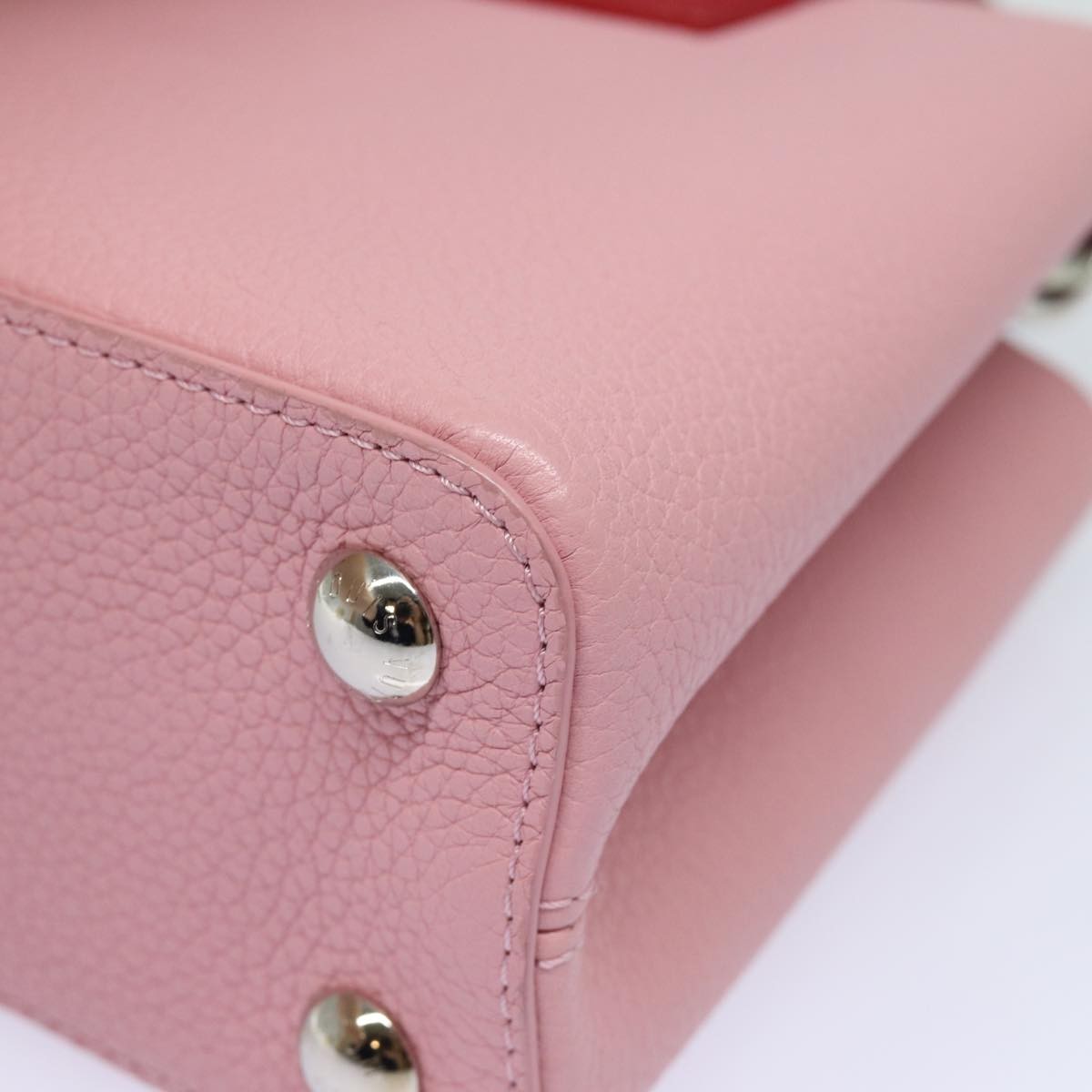 Louis Vuitton Capucines Bag Canvas with Taurillon Leather