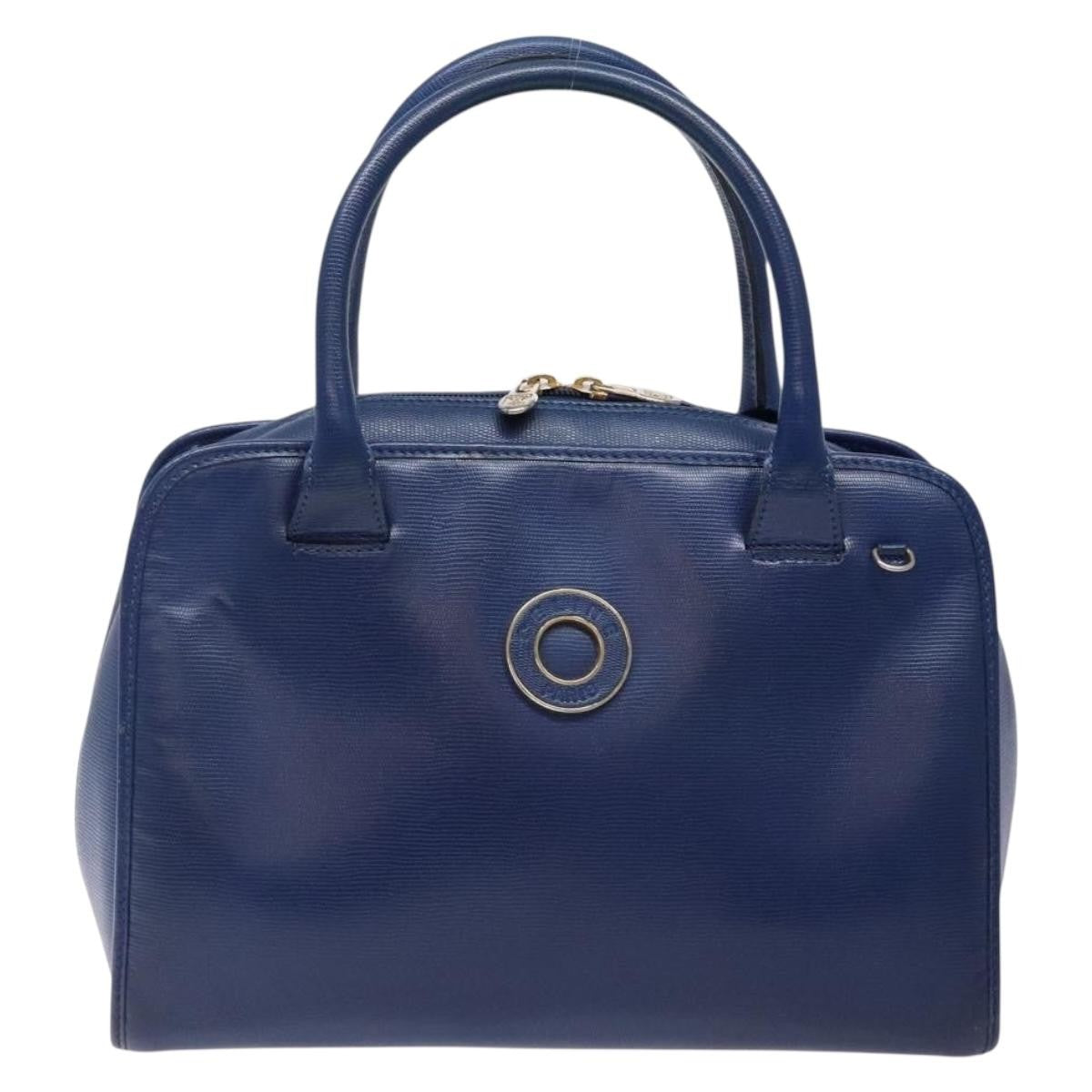 Celine Circle Logo Handbag Leather