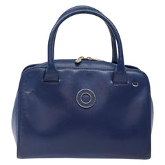 Celine Circle Logo Handbag Leather