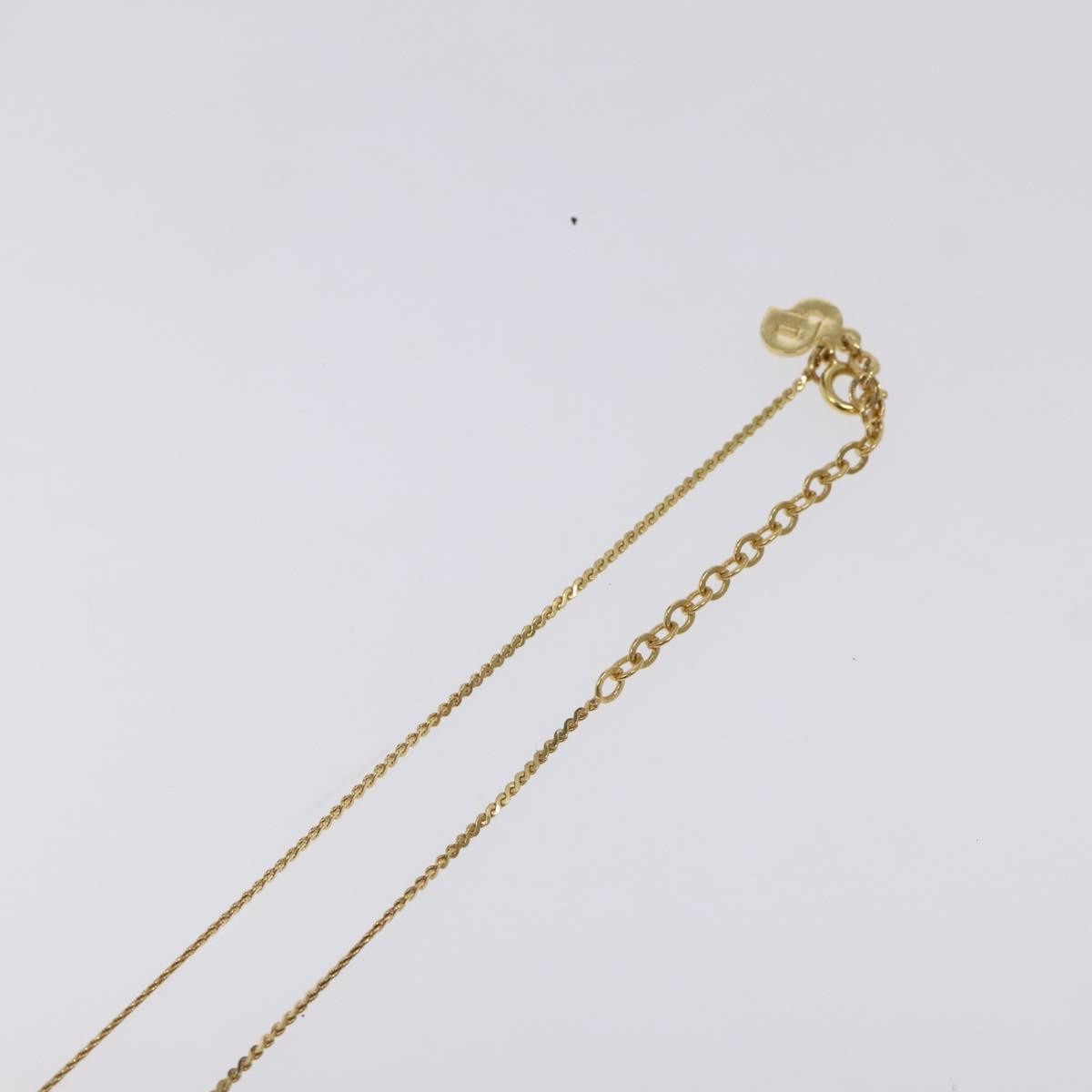 Christian Dior CD Pendant Necklace Gold-plated