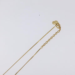 Christian Dior CD Pendant Necklace Gold-plated