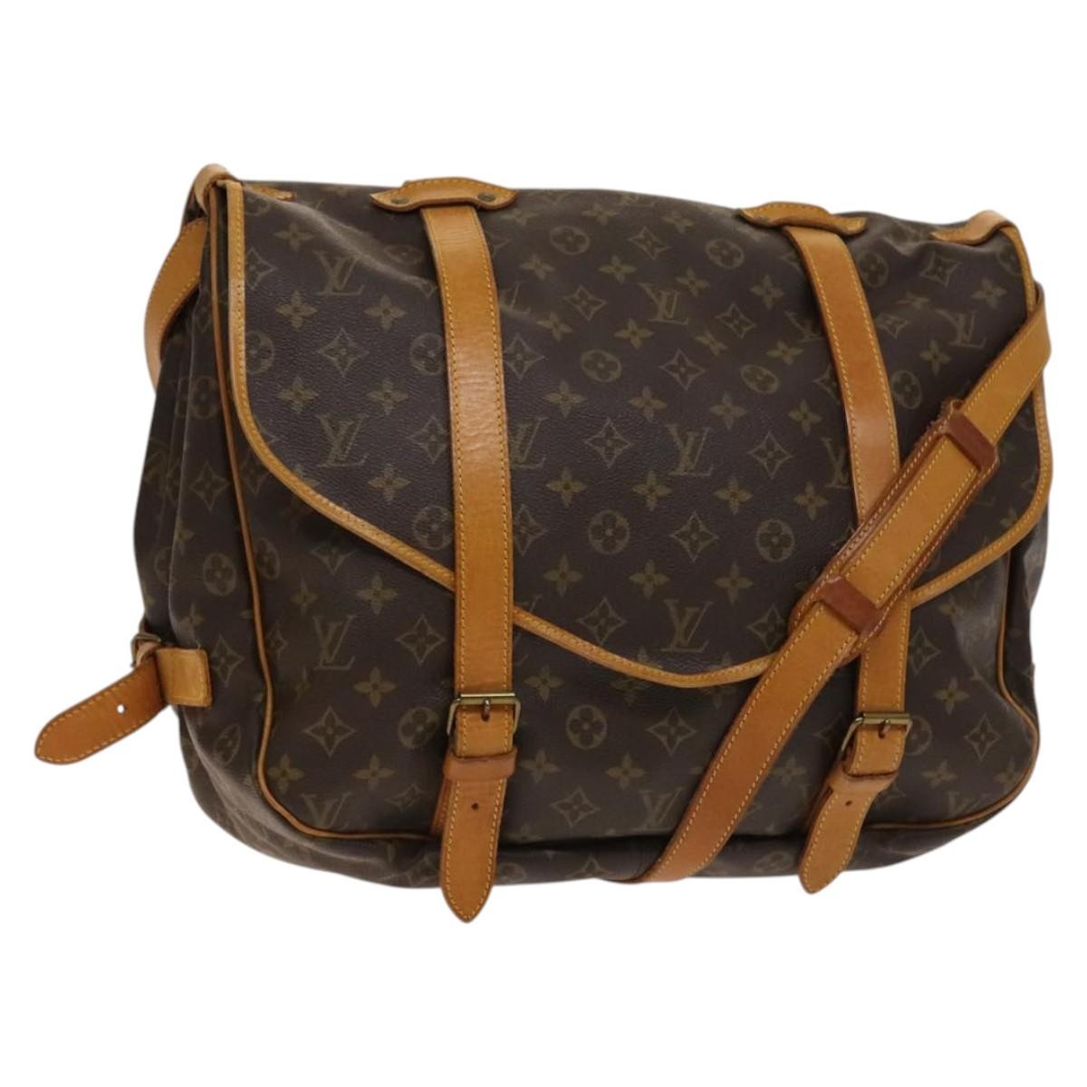 Louis Vuitton Saumur Handbag Monogram Canvas