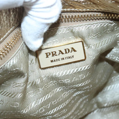 Prada Antic Pushlock Shoulder Bag Leather