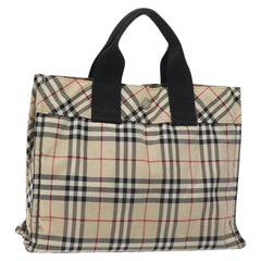 Burberry Nova Check Tote Nylon