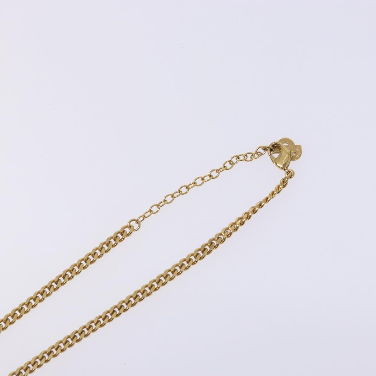 Christian Dior CD Pendant Necklace Gold-plated