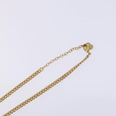 Christian Dior CD Pendant Necklace Gold-plated