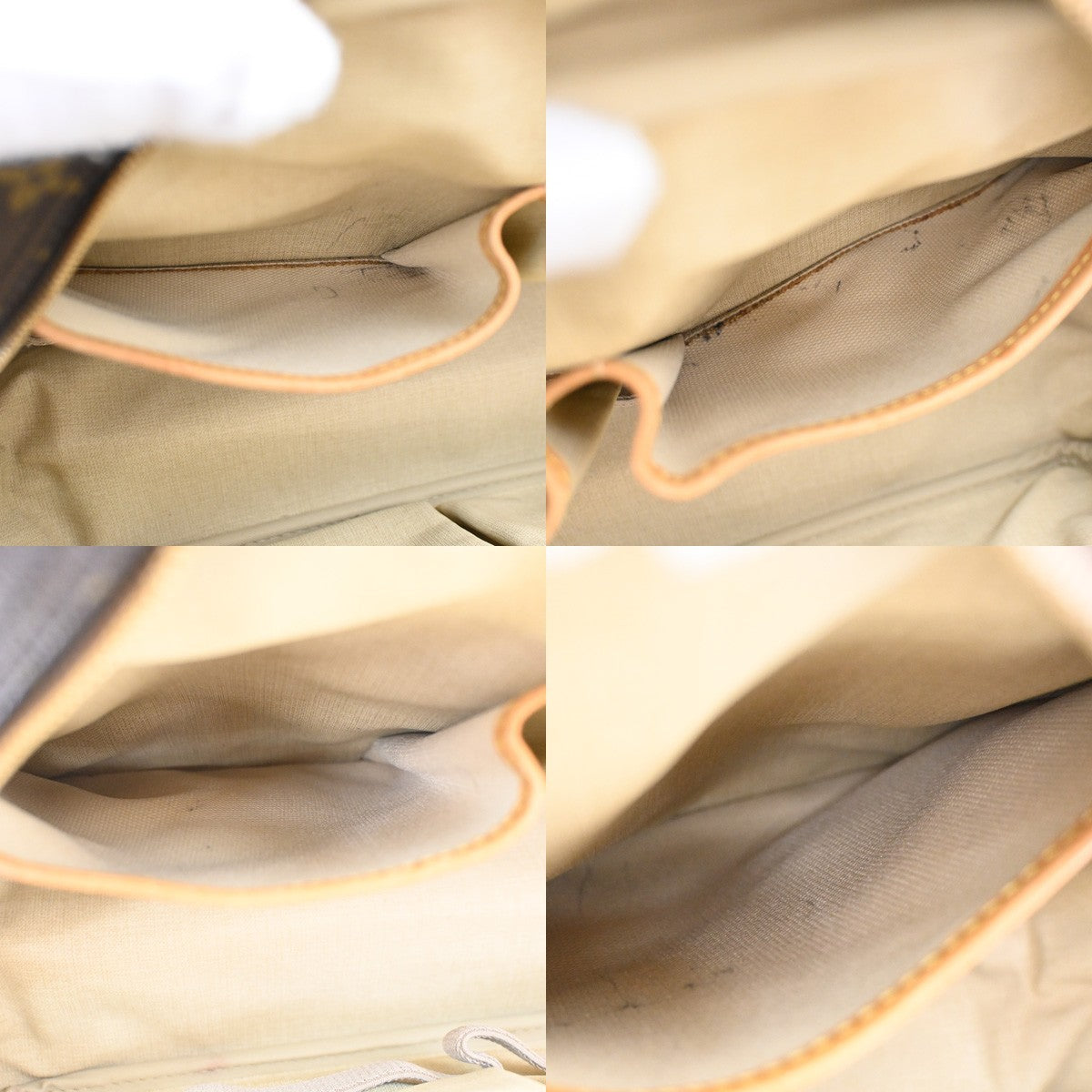 Louis Vuitton Deauville Handbag Monogram Canvas