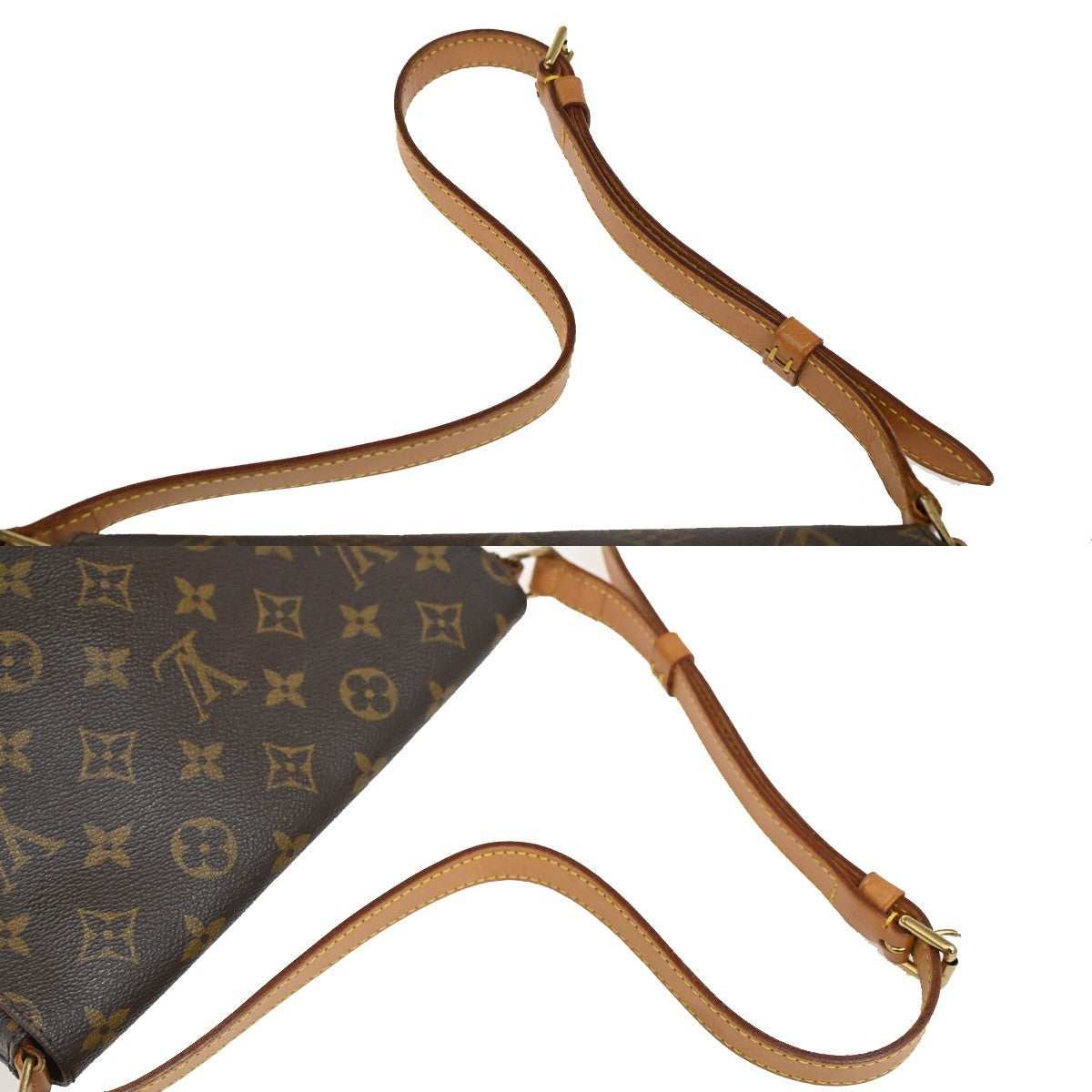 Louis Vuitton Musette Tango Handbag Monogram Canvas