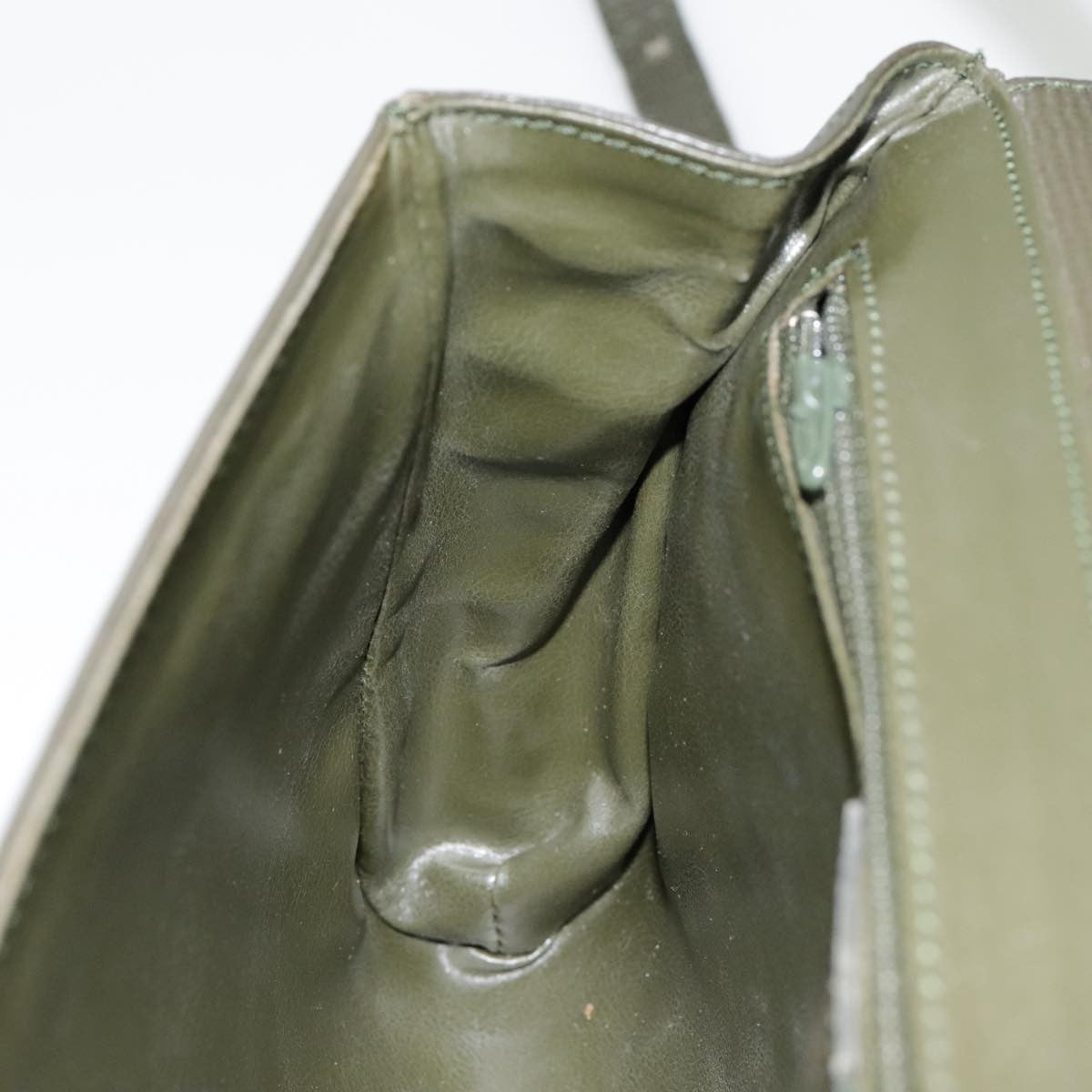 Celine Vintage Circle Logo Crossbody Bag Leather