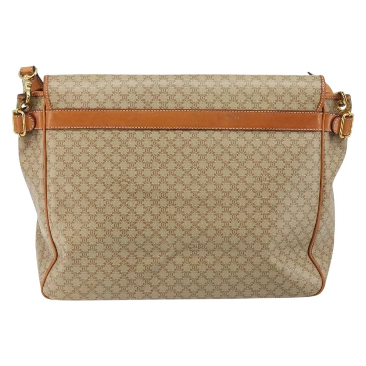 Celine Macadam Shoulder Bag PVC Leather