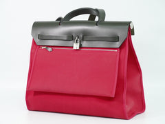 Hermes Herbag Zip Toile and Leather
