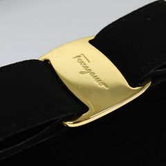 Salvatore Ferragamo Vala Shoulder Bag Suede