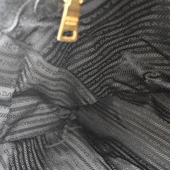 Prada Front Pocket Convertible Tote Leather