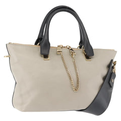Chloe Bicolor Baylee Satchel Leather