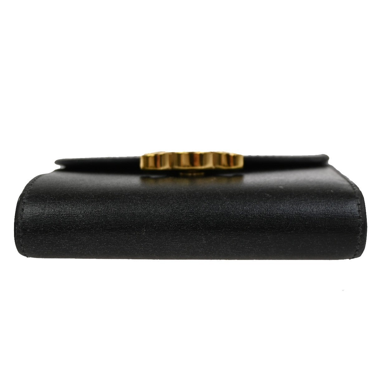 Celine Triomphe Trifold Wallet Leather