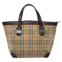 Burberry Nova Check Handbag Nova Check Canvas and leather