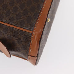 Celine Vintage Macadam Handbag Canvas and Leather