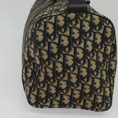 Christian Dior Vintage Trotter Boston Bag Diorissimo Canvas