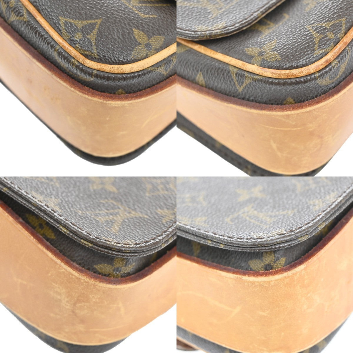 Louis Vuitton Cartouchiere Handbag Monogram Canvas